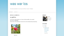 kleine Ansicht der Website meiner Katzen und ein Blog mit Neuigkeiten aus dem Umfeld 
